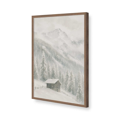 [Color:Walnut], Picture of art in a Walnut frame of the corner