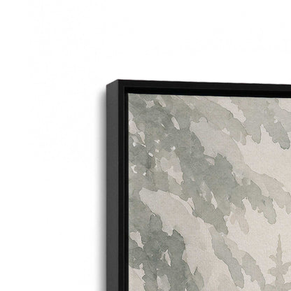 [Color:Satin Black], Picture of art in a Satin Black frame at an angle