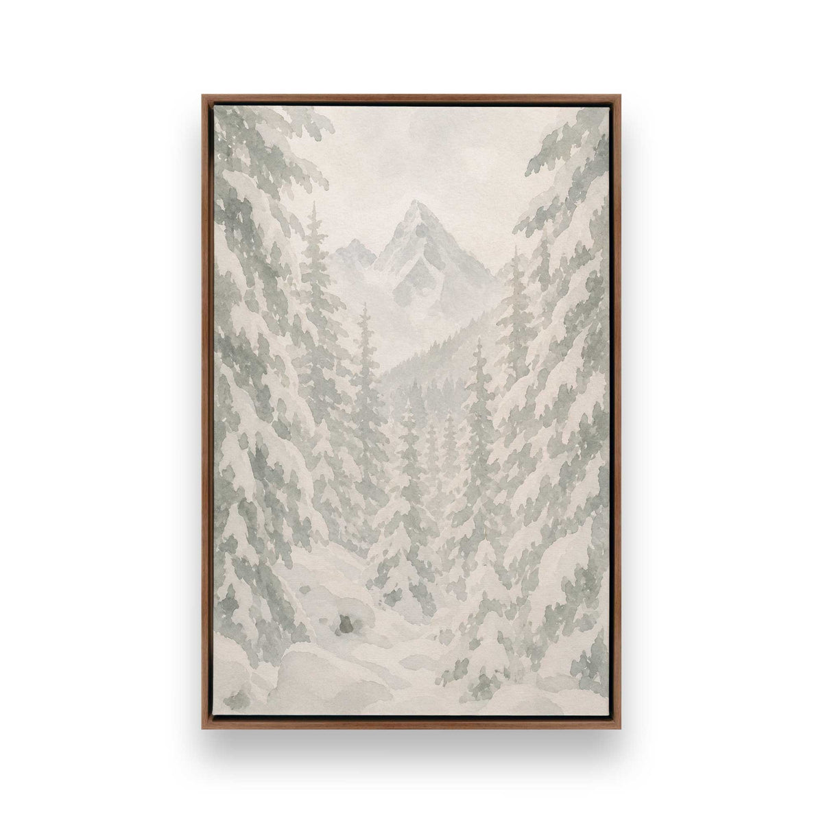 [Color:Walnut], Picture of art in a Walnut frame