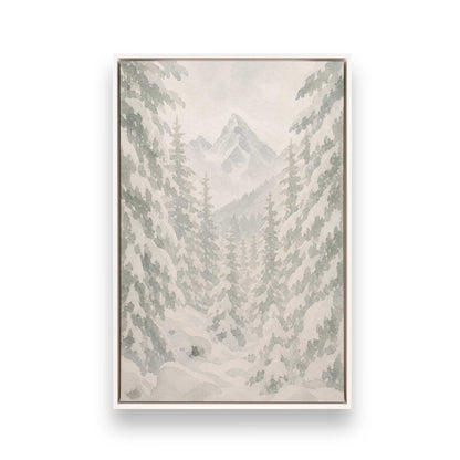 [Color:Opaque White], Picture of art in a White frame