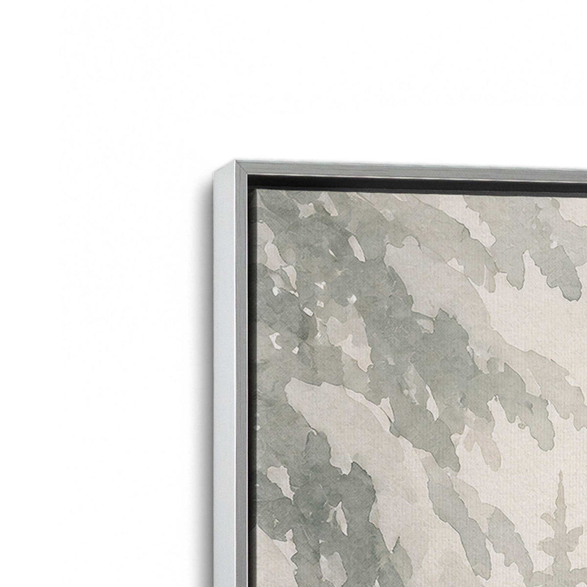 [Color:Polished Chrome], Picture of art in a Polished Chrome frame at an angle