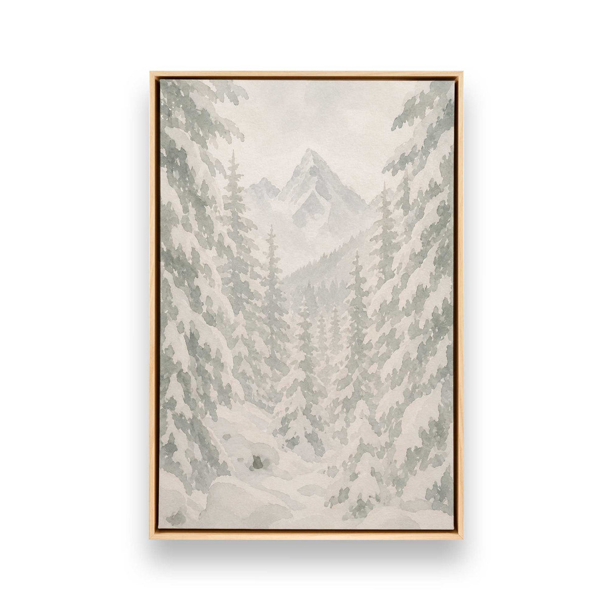 [Color:American Maple], Picture of art in a American Maple frame