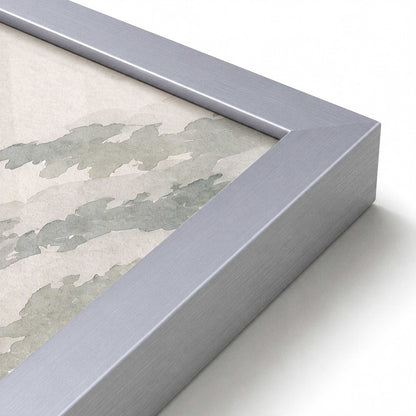 [Color:Polished Chrome], Picture of art in a Polished Chrome frame at an angle