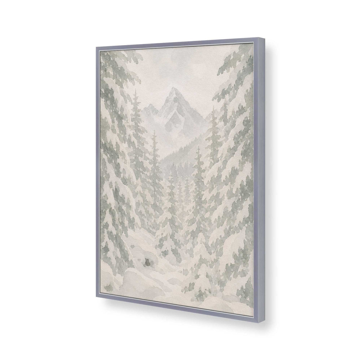 [Color:Polished Chrome], Picture of art in a Polished Chrome frame of the corner