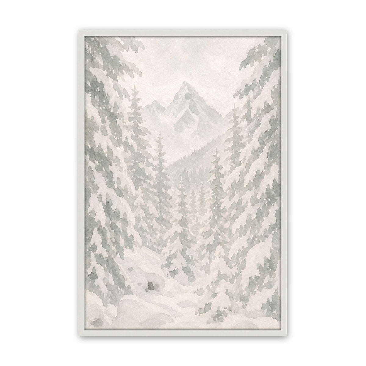 [Color:Opaque White], Picture of art in a Opaque White frame