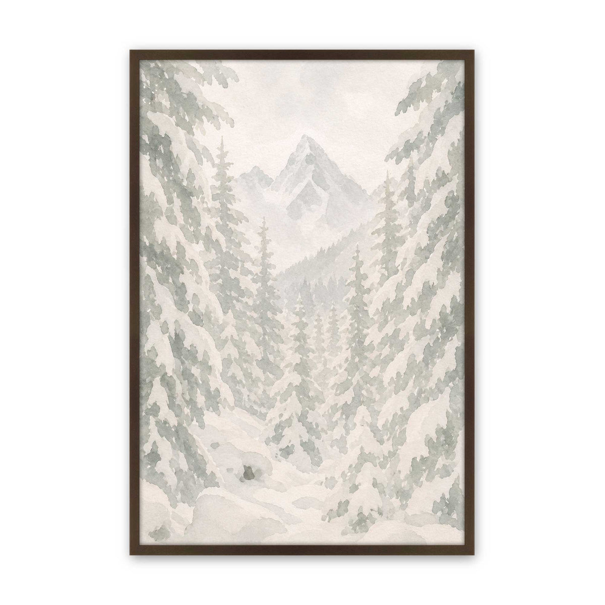 [Color:Belvinder Brown], Picture of art in a Belvinder Brown frame