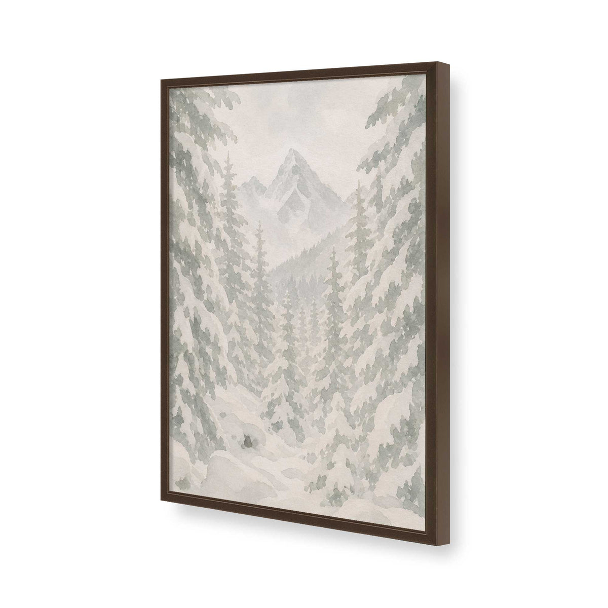 [Color:Belvinder Brown], Picture of art in a Belvinder Brown frame of the corner