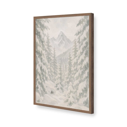[Color:Walnut], Picture of art in a Walnut frame of the corner
