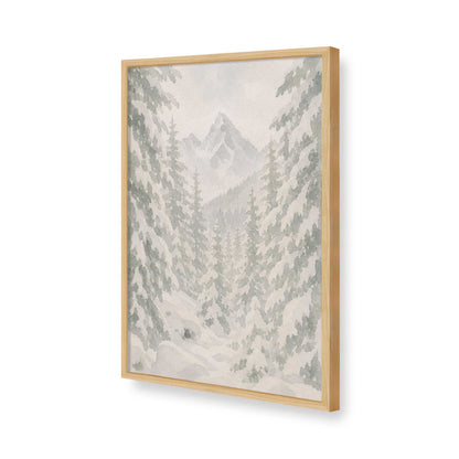 [Color:American Maple], Picture of art in a American Maple frame of the corner