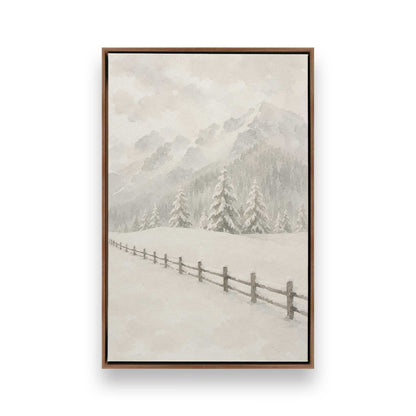 [Color:Walnut], Picture of art in a Walnut frame