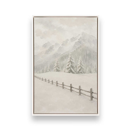 [Color:Opaque White], Picture of art in a White frame