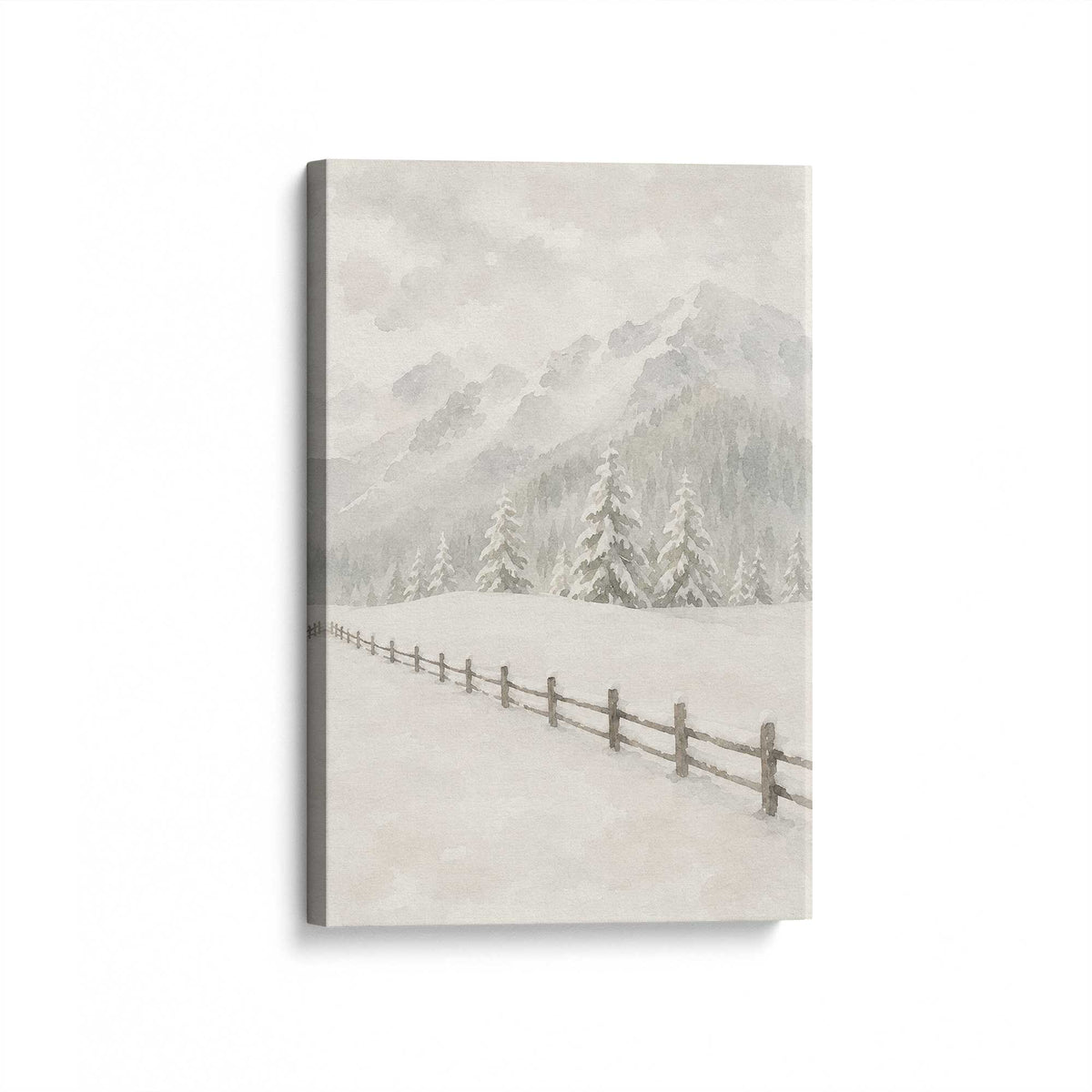 [Color:Stretched Canvas], Picture of art at an angle