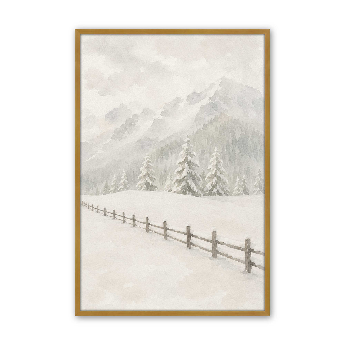 [Color:Polished Gold], Picture of art in a Polished Gold frame