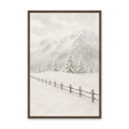 [Color:Walnut], Picture of art in a Walnut frame