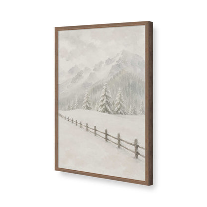 [Color:Walnut], Picture of art in a Walnut frame of the corner