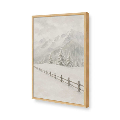 [Color:American Maple], Picture of art in a American Maple frame of the corner