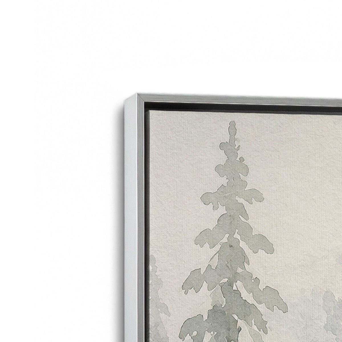 [Color:Polished Chrome], Picture of art in a Polished Chrome frame at an angle