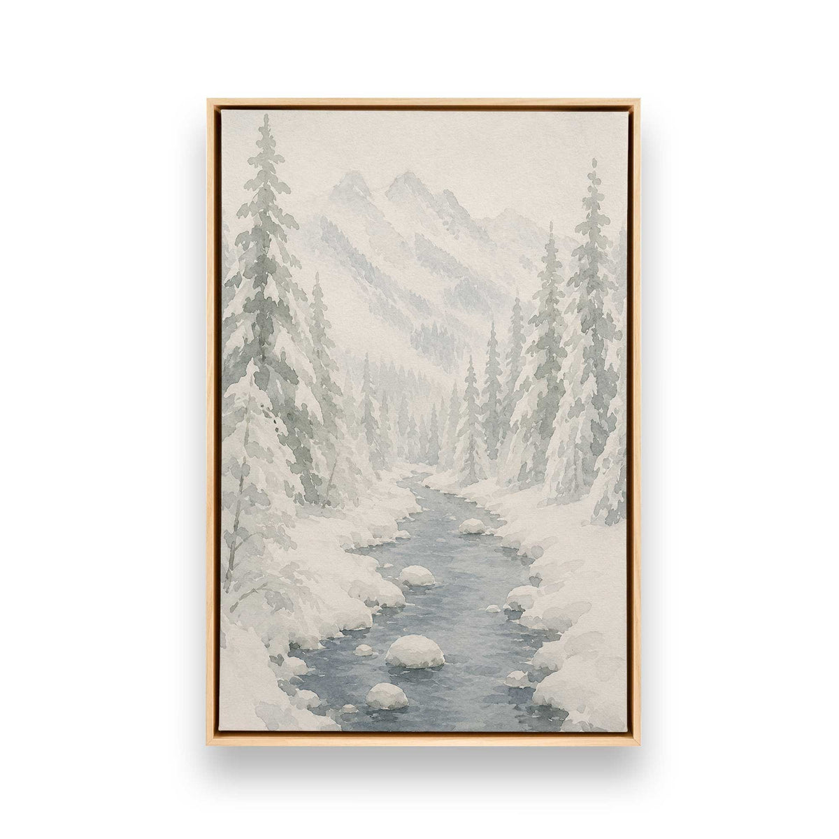 [Color:American Maple], Picture of art in a American Maple frame