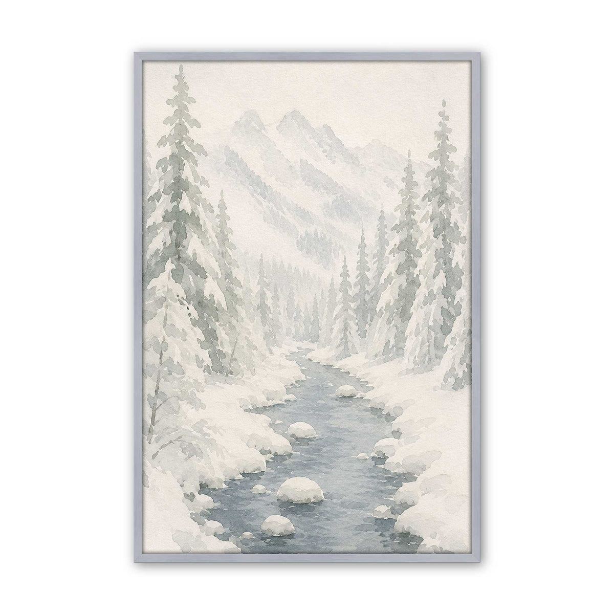 [Color:Polished Chrome], Picture of art in a Polished Chrome frame