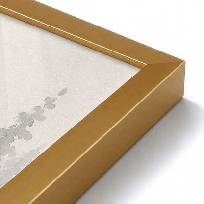 [Color:Polished Gold], Picture of art in a Polished Gold frame at an angle