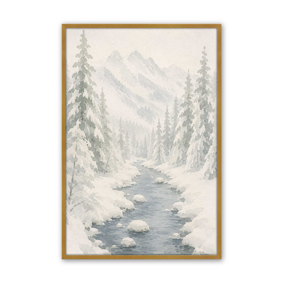 [Color:Polished Gold], Picture of art in a Polished Gold frame