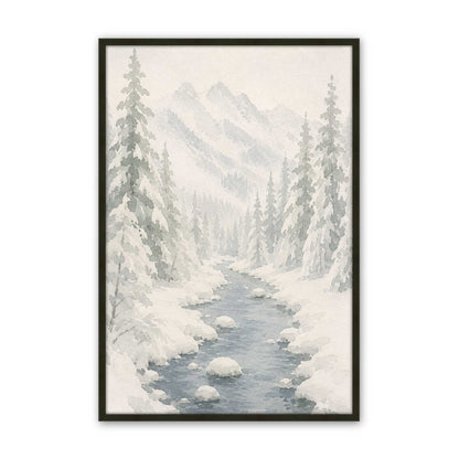 [Color:Satin Black], Picture of art in a Satin Black frame