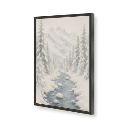[Color:Satin Black], Picture of art in a Satin Black frame of the corner