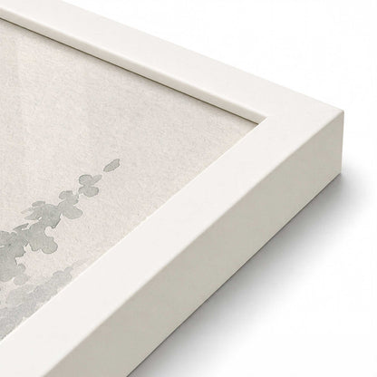 [Color:Opaque White], Picture of art in a Opaque White frame at an angle