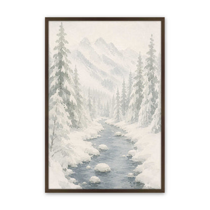 [Color:Brown], Picture of art in a Brown frame