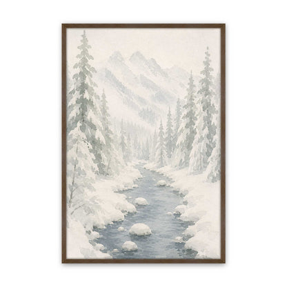 [Color:Walnut], Picture of art in a Walnut frame