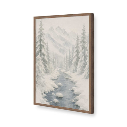 [Color:Walnut], Picture of art in a Walnut frame of the corner