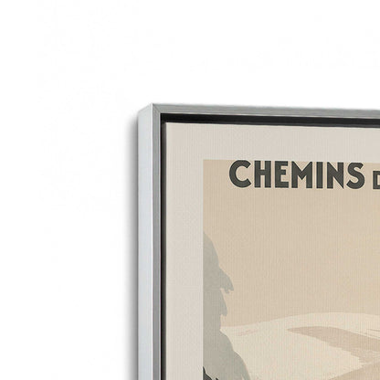 [Color:Polished Chrome], Picture of art in a Polished Chrome frame at an angle