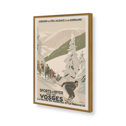 [Color:Polished Gold], Picture of art in a Polished Gold frame of the corner