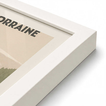 [Color:Opaque White], Picture of art in a Opaque White frame at an angle