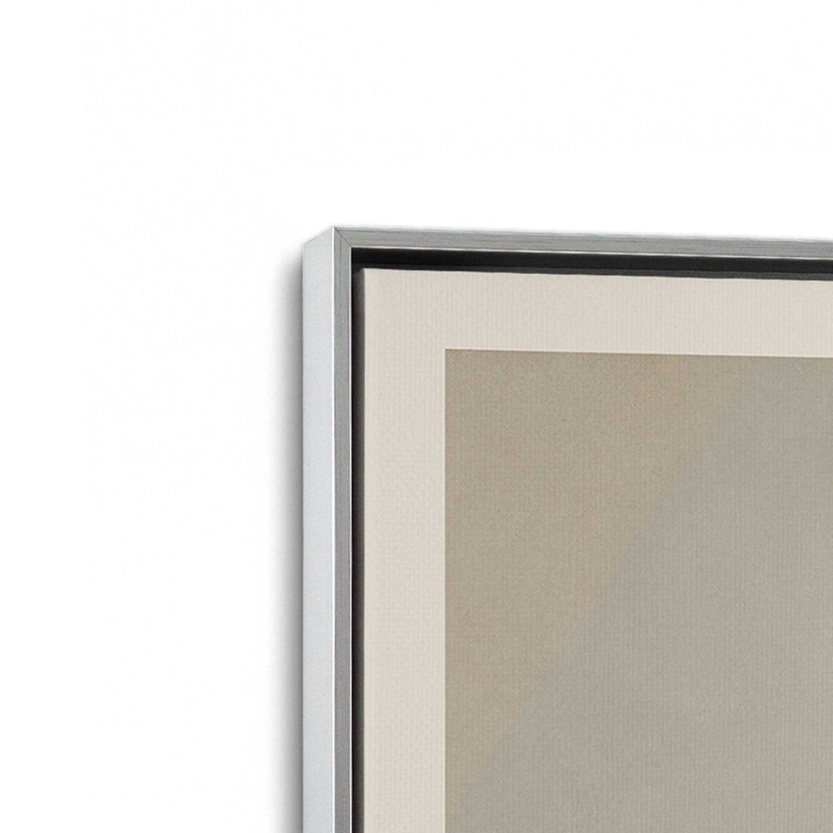 [Color:Polished Chrome], Picture of art in a Polished Chrome frame at an angle