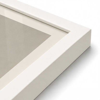 [Color:Opaque White], Picture of art in a Opaque White frame at an angle