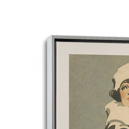 [Color:Polished Chrome], Picture of art in a Polished Chrome frame at an angle