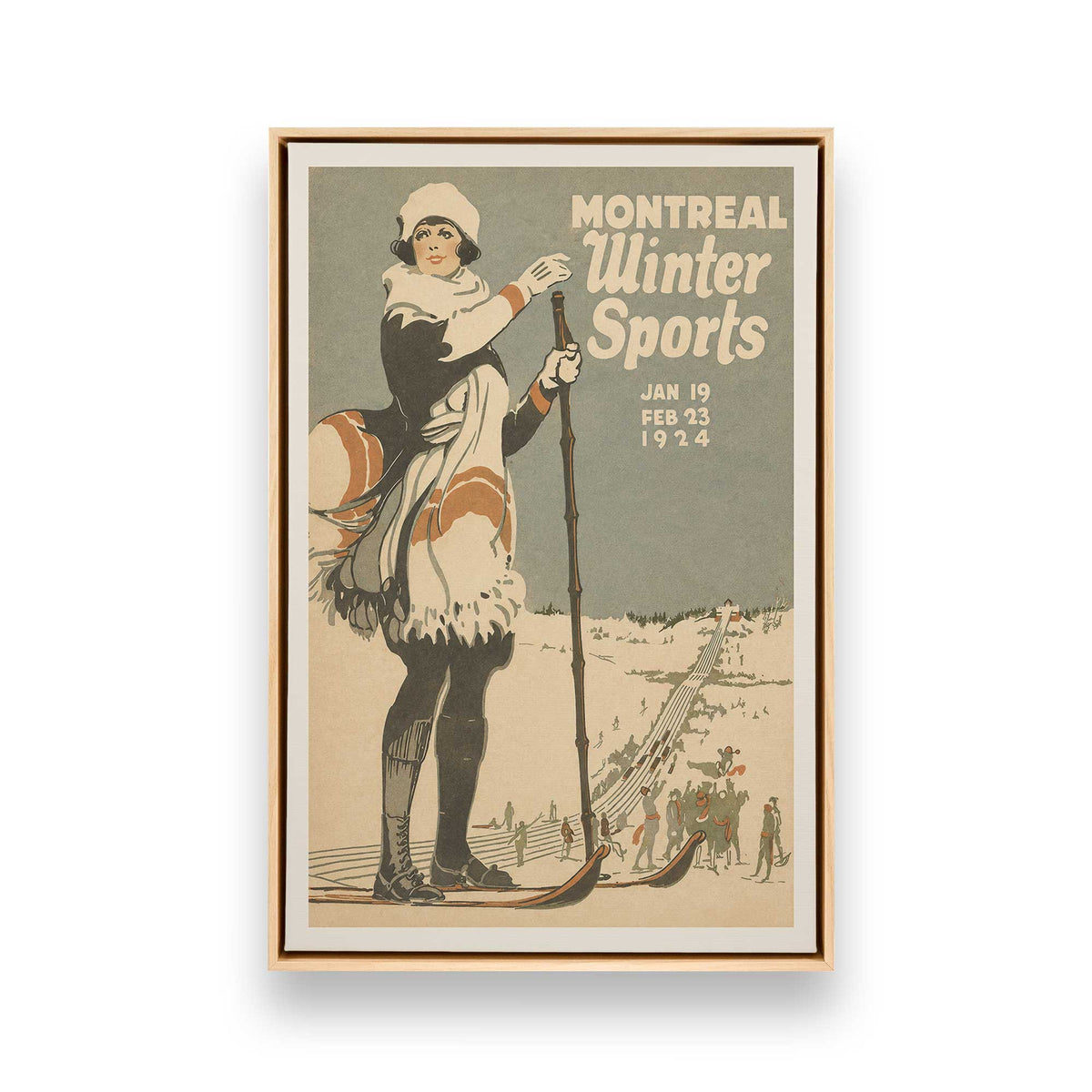 [Color:American Maple], Picture of art in a American Maple frame