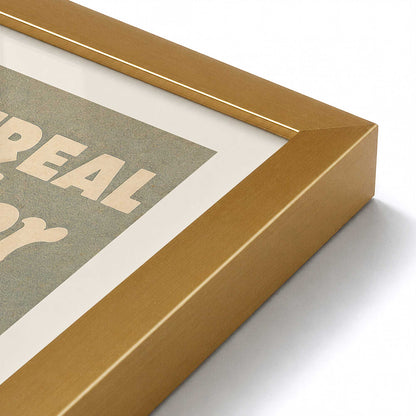 [Color:Polished Gold], Picture of art in a Polished Gold frame at an angle