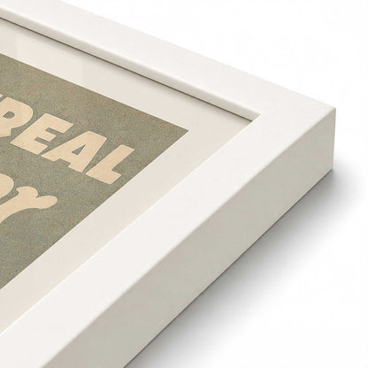 [Color:Opaque White], Picture of art in a Opaque White frame at an angle