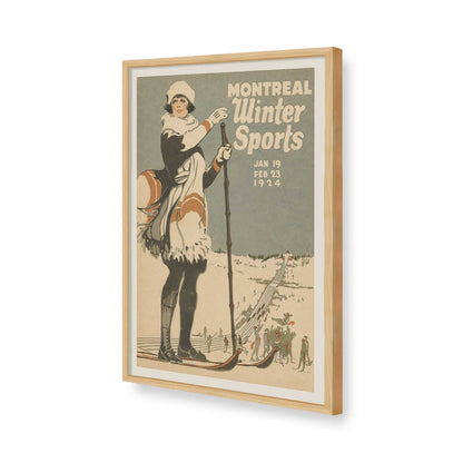 [Color:American Maple], Picture of art in a American Maple frame of the corner