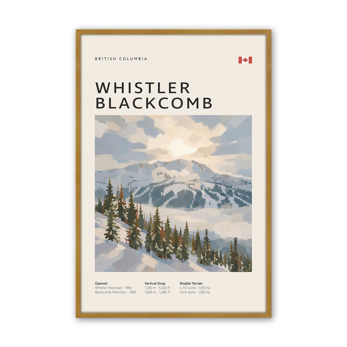 [Color:Polished Gold], Picture of art in a Polished Gold frame
