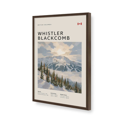 [Color:Brown], Picture of art in a Brown frame of the corner