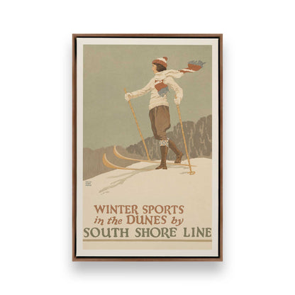 [Color:Walnut], Picture of art in a Walnut frame