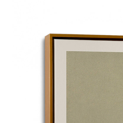 [Color:Polished Gold], Picture of art in a Polished Gold frame at an angle