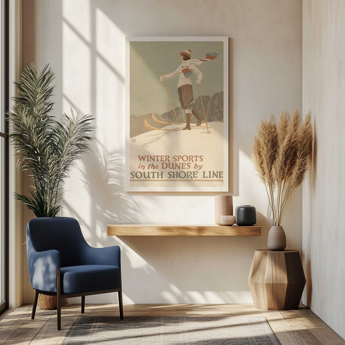 Picture of art in a room