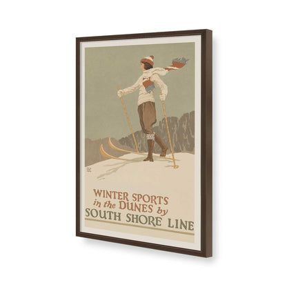 [Color:Belvinder Brown], Picture of art in a Belvinder Brown frame of the corner