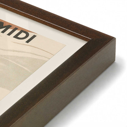 [Color:Belvinder Brown], Picture of art in a Belvinder Brown frame at an angle