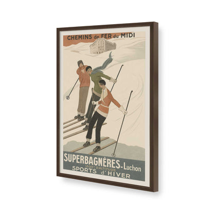 [Color:Belvinder Brown], Picture of art in a Belvinder Brown frame of the corner