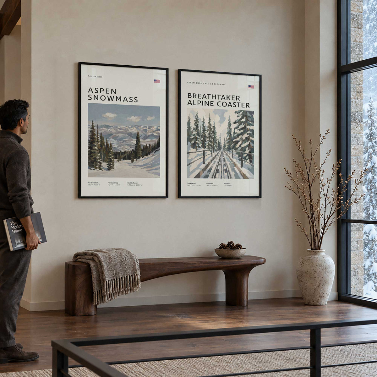 [Color:American Maple], Picture of art in a American Maple frame